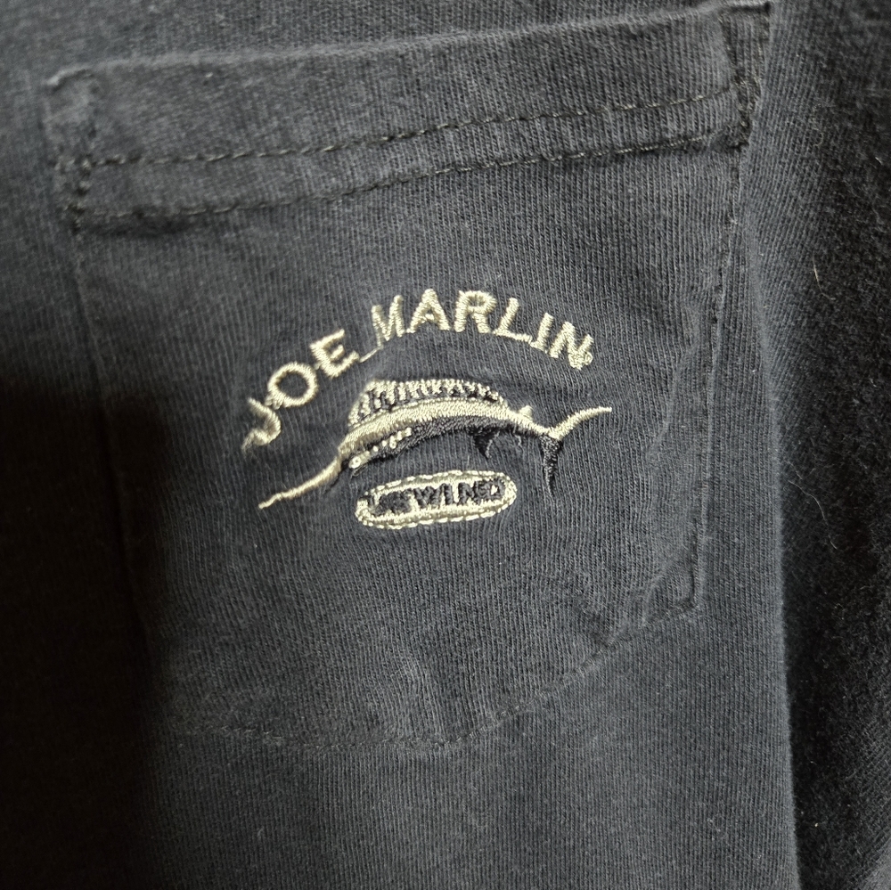 Joe Marlin XL Short Sleeve Tee, Dark Grey/Light Black